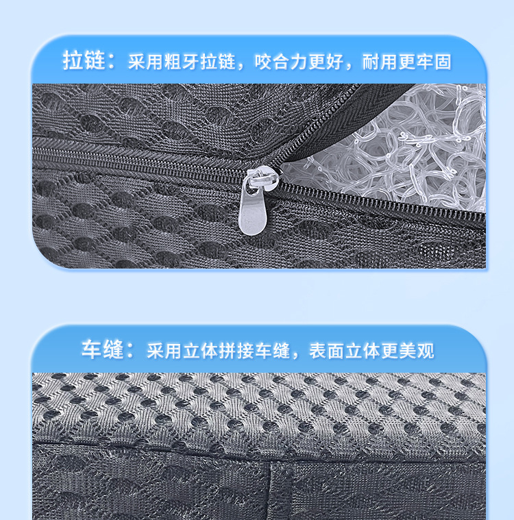 Breathable Washable 4D Air Fiber Rehabilitation Nursing Pad Free Inflatable Anti Decubitus Mattress for the Elderly