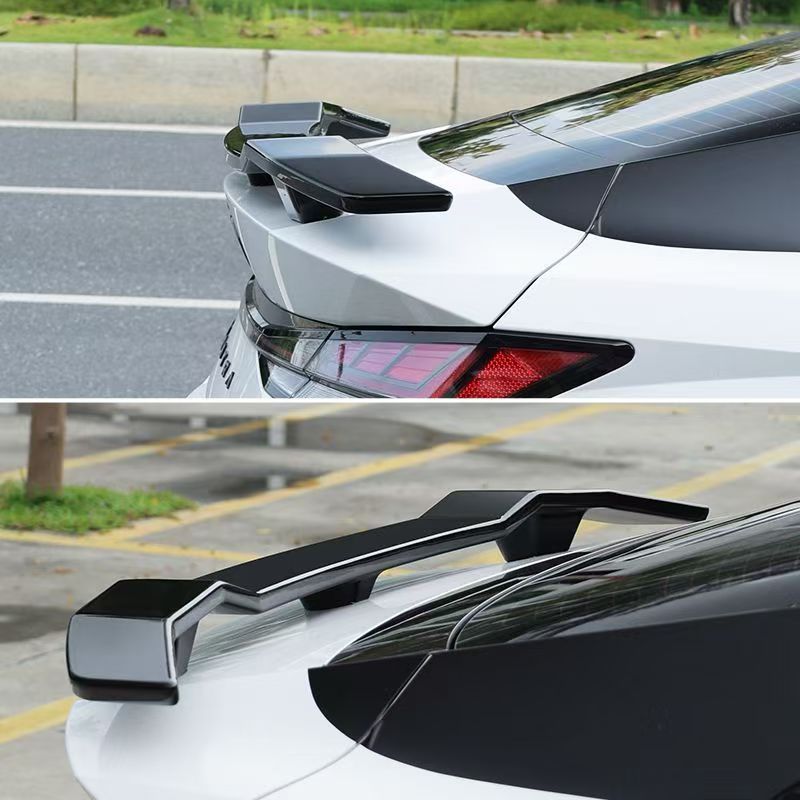 New Hot-Selling Universal Car No-Drill Rear Wing for Hatchbacks and Sedans, Gt Carbon Fiber Color Aircraft-Style Rear Wing Spoiler