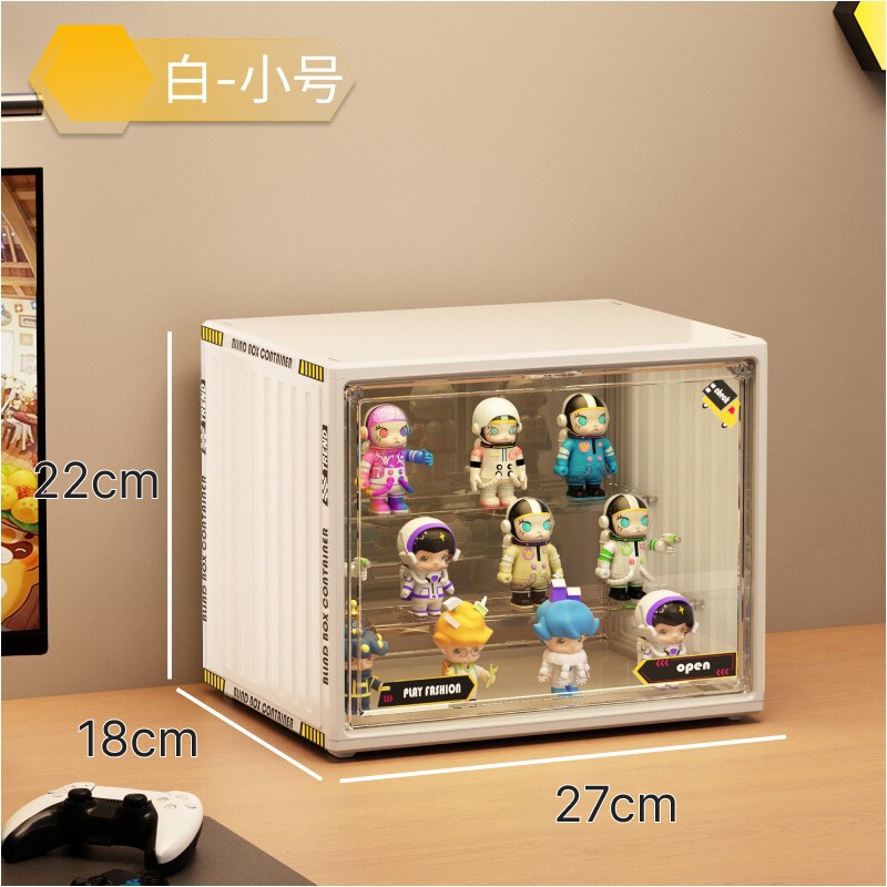 アクリルブラインド収納ケース防塵厚手透明高颜値展示棚泡マット手作り展示ケース|undefined