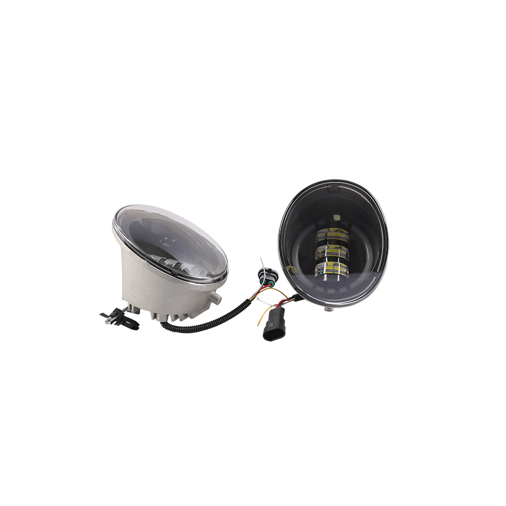Suitable for Toyota LC7 series, gold-colored LED fog lights, factory wholesale and modification services