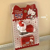 Симпатичные Kitty Детский Студенческий Канцелярские Мультфильм Мини Портативный 86216 Сплер Набор Сплер № 10