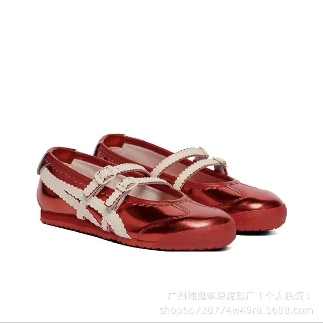Purehara Tiger Onitsuka Tiger TRGS полупрозрачный рот балетная модель Mary Jane женские нескользящие обувь с мягкой подошвой повседневная обучающая обувь