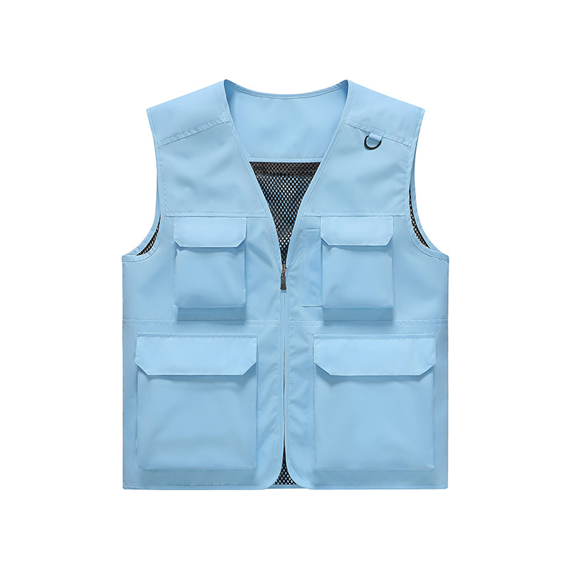 Nuevo chaleco de gama alta para exteriores, chaleco de fotografía de pesca multifuncional multibolsillo para hombre, ropa exterior, personalización