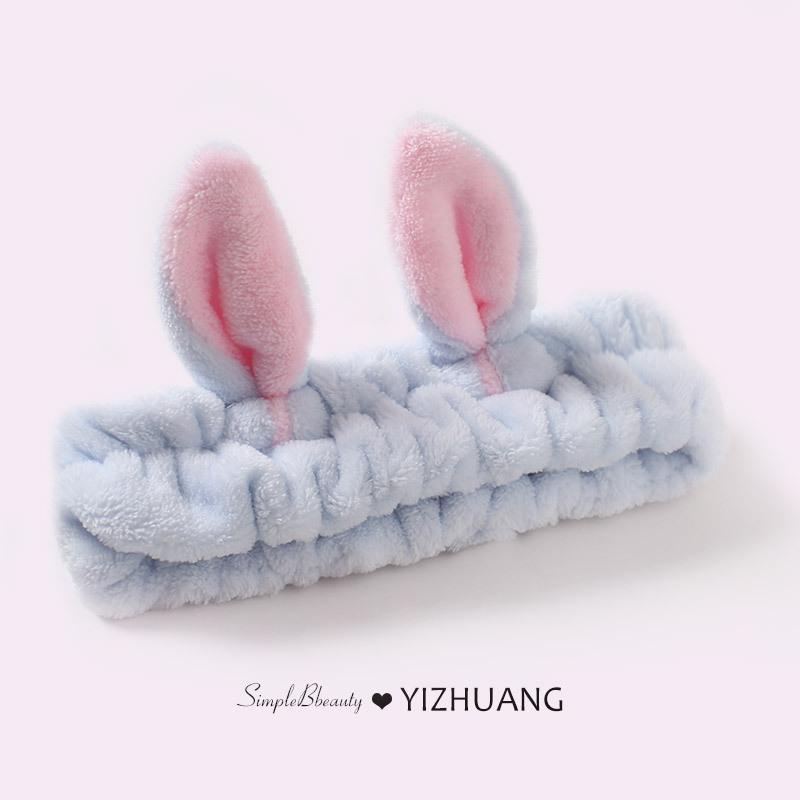 Máscara especial de banda de cabello de restricción simple de banda de cabello de lavado de la cara de mujer pinza de cabello rojo en línea 2025, nuevo toque de cabello otoño invierno