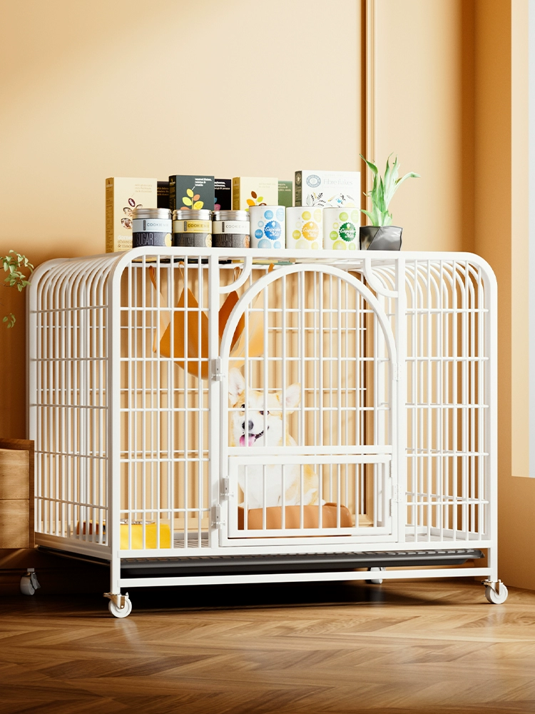 Клетка для собак Средние собаки Маленькие собаки Крытый питомник Теди Корки Собачий домик с туалетом Большой собачий забор для домашних животных