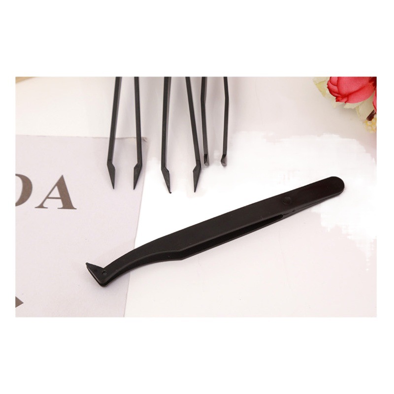 Pestañas rizador arte gadget orden con pequeño espejo pinzas para los clientes