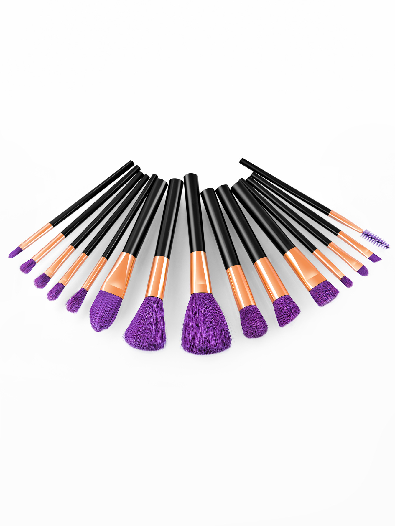 15 multi-color new makeup brush set_voghion.com