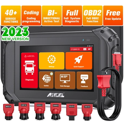 ANCEL V5HD diesel truck diagnostic tool OBD2 diesel mechanical scanner reading code definition maintenance