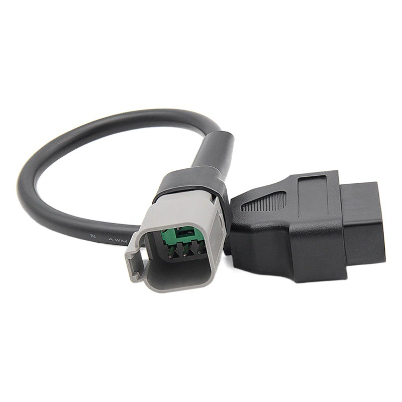 OBD2 6PIN TO 16PIN диагностический адаптер подходит для кабеля адаптера мотоцикла UTV вездехода BRP