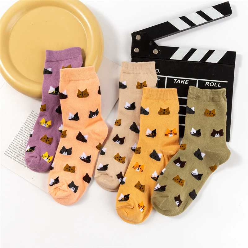 Демисезонные трехмерные Cartoon knee socks, Amazon, оптовая