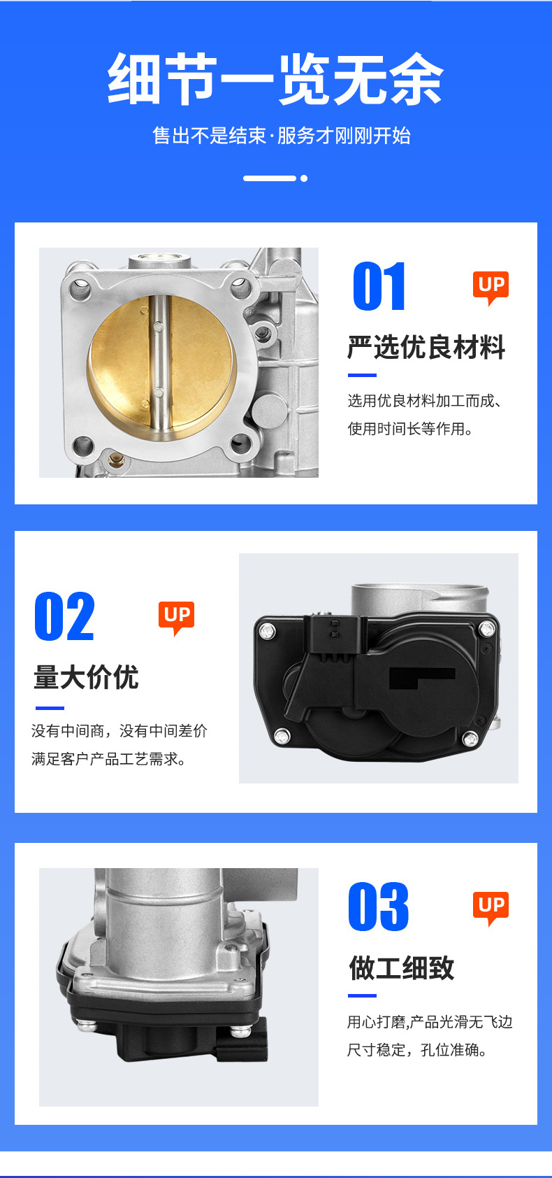 ER60.01 electronic throttle body 16119-JN00A 16119-JN00B, suitable for Nissan Teana 2.5L, original factory shipment