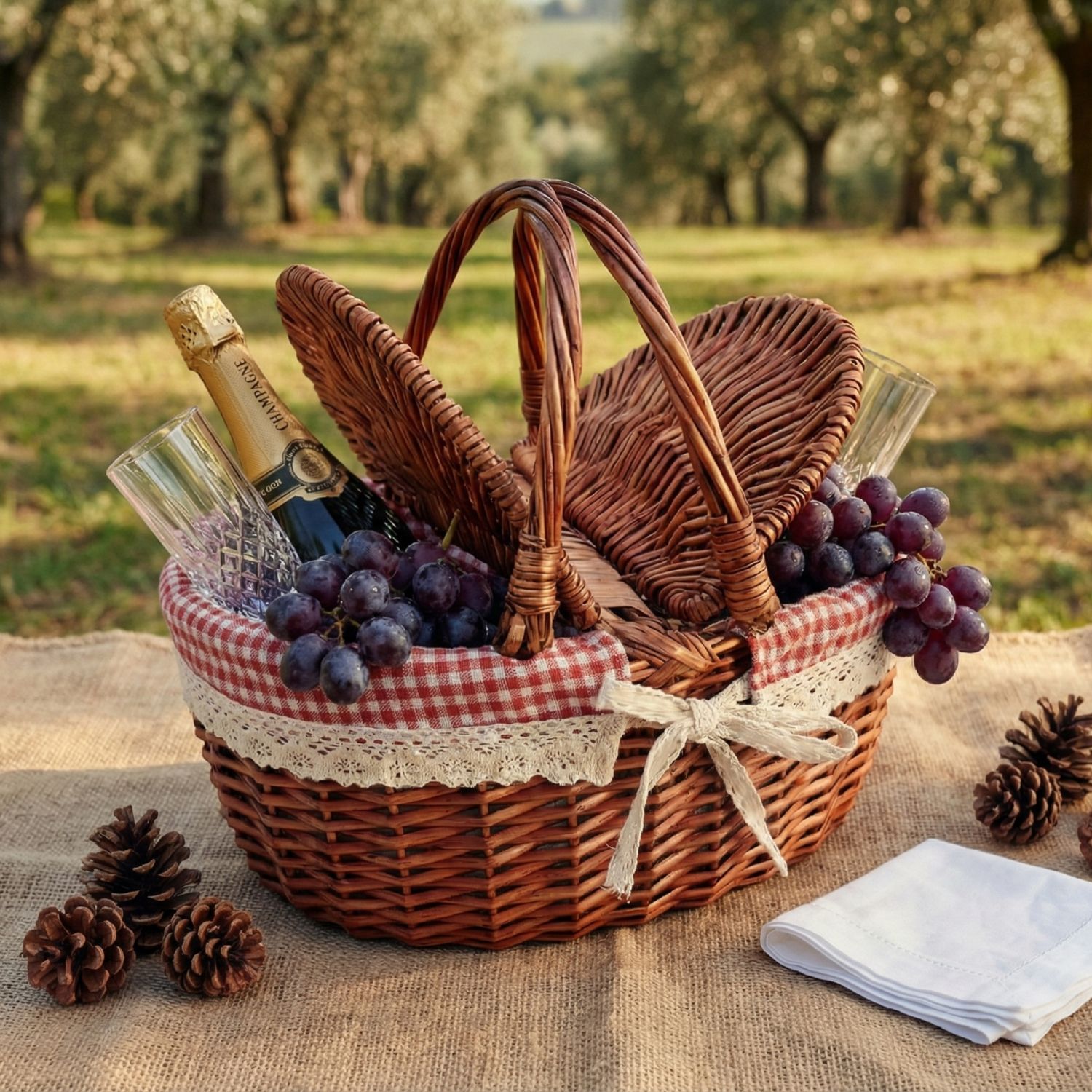 Cestas de picnic de sauce, cestas de tejido a mano, cestas de tejido de caña, regalos de mano, cestas de verduras de mano, cestas de huevos de caña