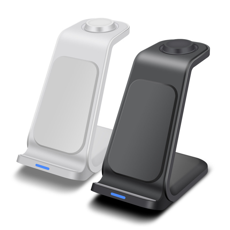 FDGAO/縦型三合一無線充電器3合1はサムスンアップルの携帯電話のイヤホン充電に適している|undefined