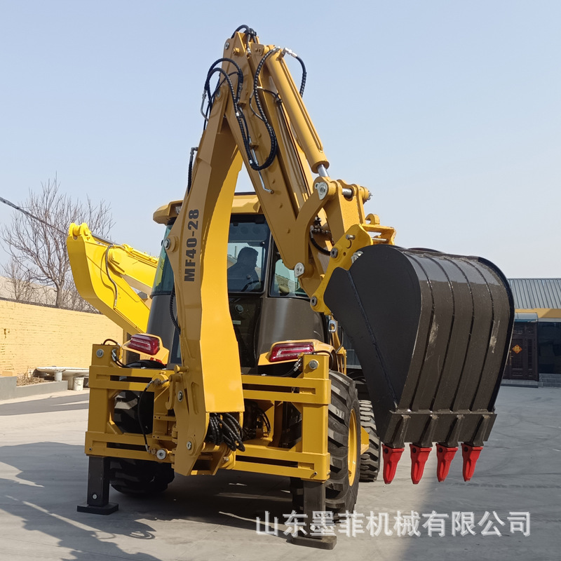 多用途两头忙 前挖后装一体装载机 建筑工地装载机式两头忙