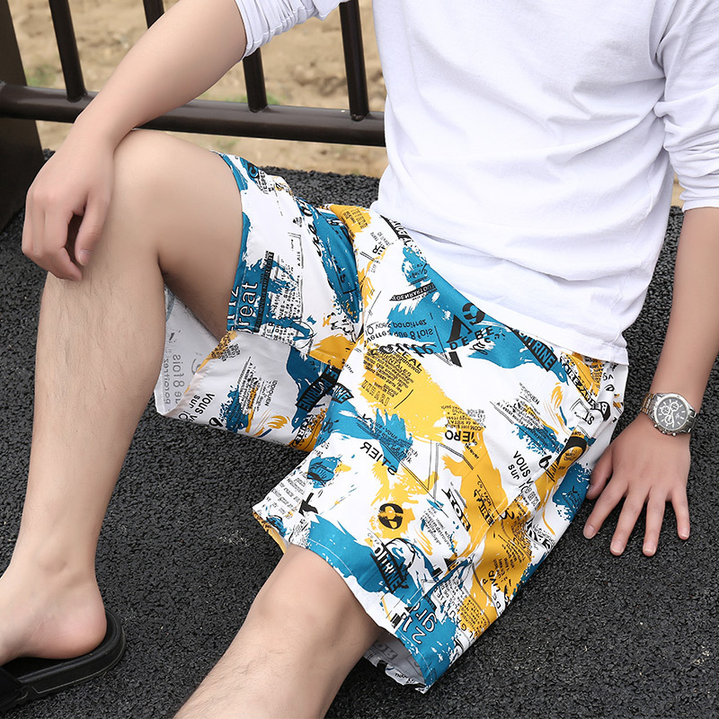 Beach Pants Men's Shorts Swimming Trunks Men's Loose Casual Shorts Sports Pants Men's Half Pants Quick-drying New Arrival Large Pants