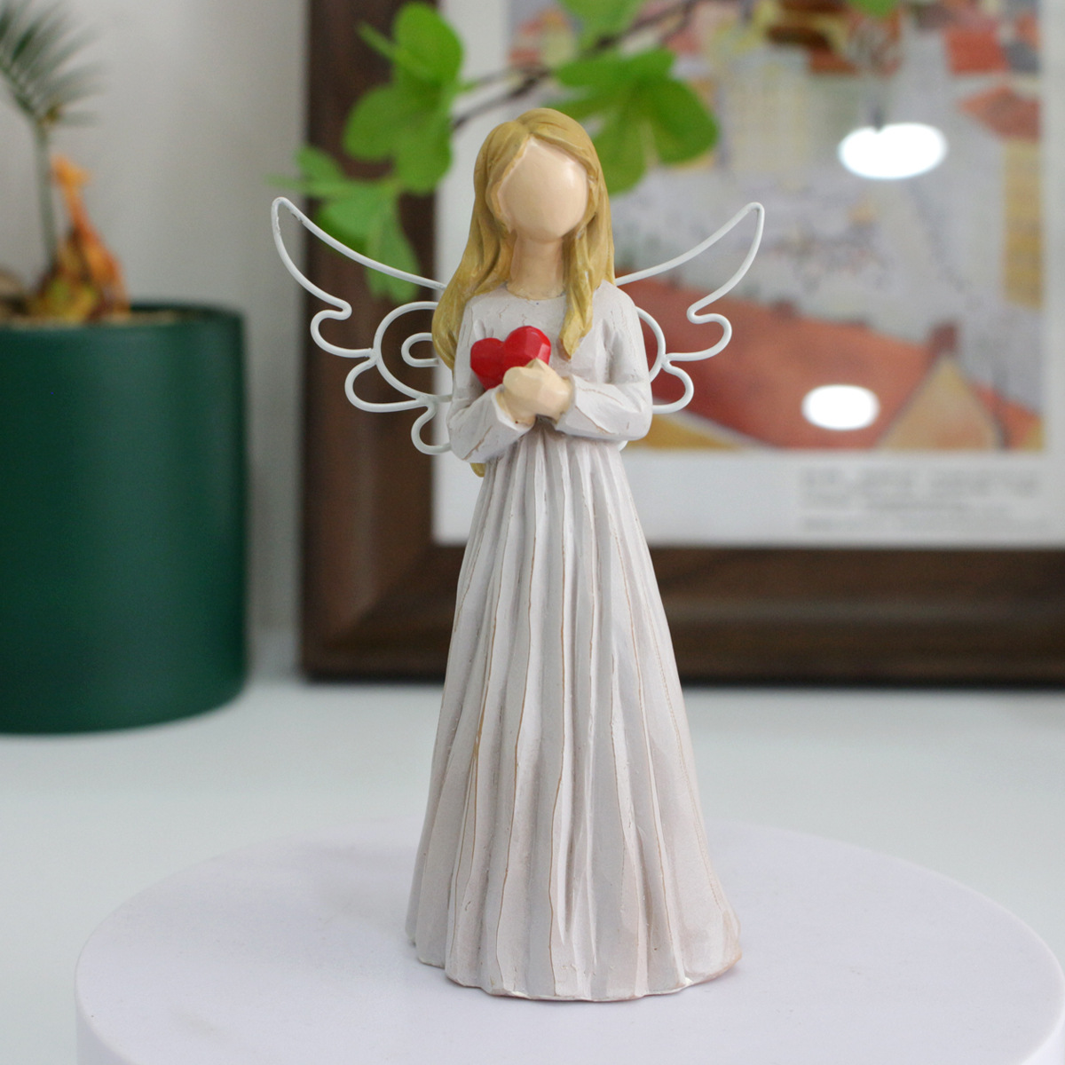 European-style Love Angel Ornaments Home Accessories Housewarming Birthday Gift Girls Entrance Desktop Living Room TV Cabinet