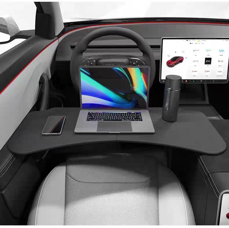 Suitable for Tesla Model Y3 Updated Version Dining Table Tray Folding Computer Desk Accessories Wholesale