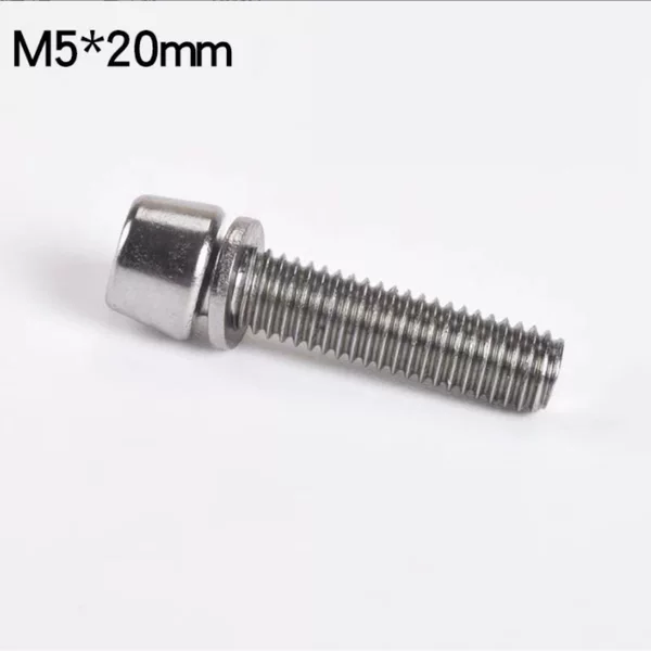 Bicycle Handlebar Vertical Screw Mountain Bike Head Screw M5/m6 Handlebar Vertical Pipe Mounting Screw Replacement Screw