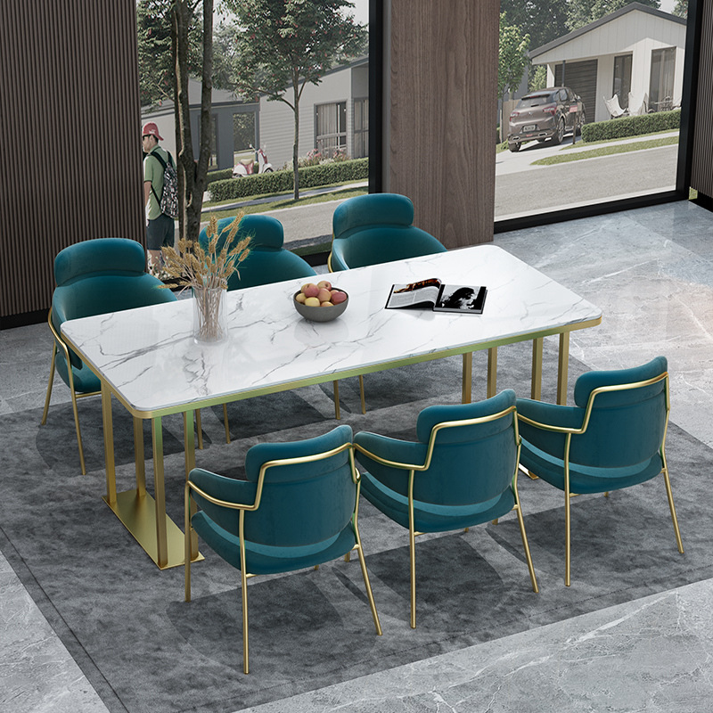 Nordic Wrought Iron Dining Chair for Restaurant, Cafe, Bar, Office Meeting Chair, Creative Home Internet Celebrity Custom-Made