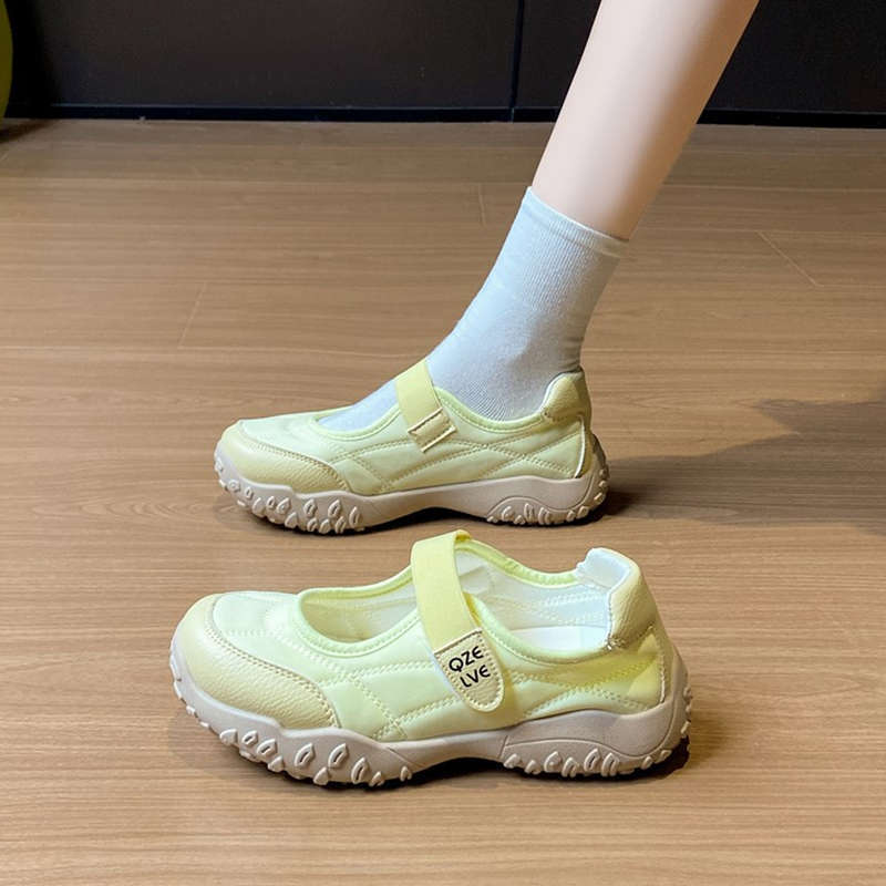 浅口女鞋超软运动凉鞋女2025年新款魔术贴玛丽珍休闲孕妇德训鞋女|undefined