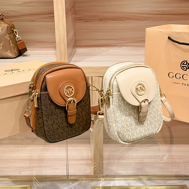 2025 새로운 세로 버전 복고풍 다용도 동전 지갑 휴대 전화 작은 가방 패션 숄더 백 다기능 크로스 바디 백 유행