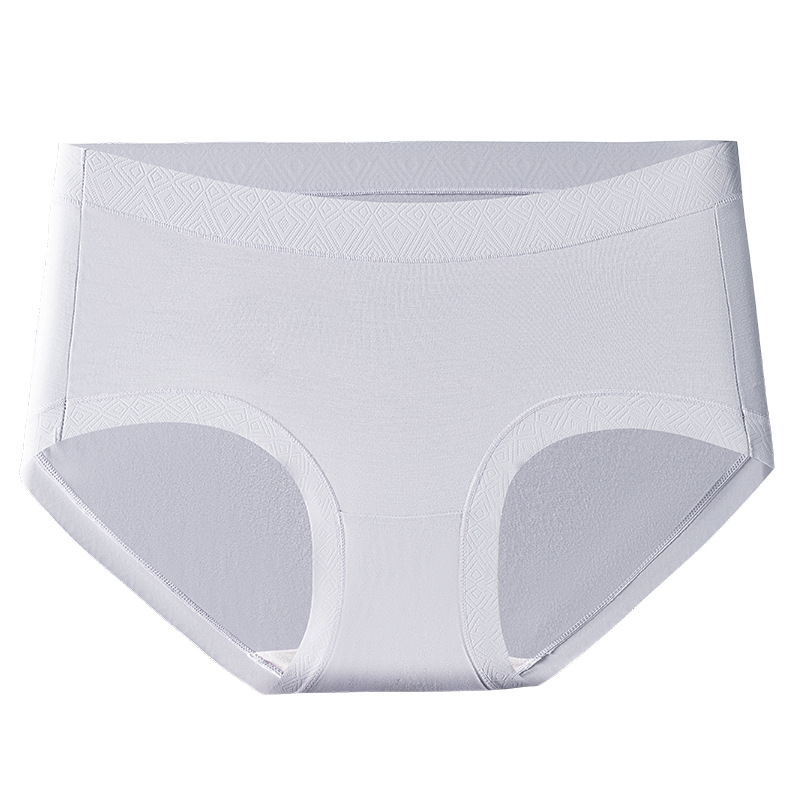 60S superfino Modal ropa interior de mujer alta elástica 10A antibacteriana polilactato entrepierna cintura cómoda cabeza de pantalón de mujer image 10