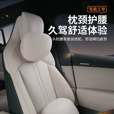 Headrest, Headrest and Lumbar Support Set, Same Model