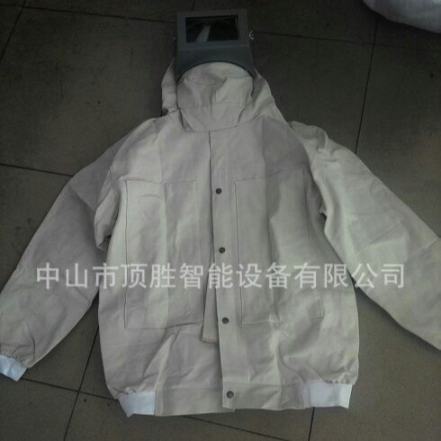 喷砂机配件 喷砂服 半身连帽打砂服  分体打砂服 喷砂服上衣