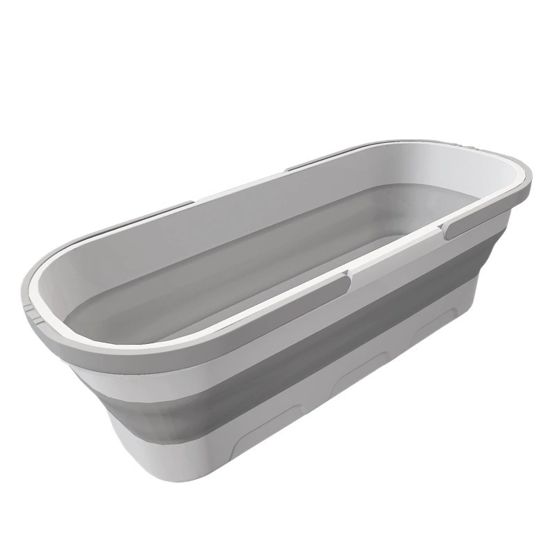 Безручная мойка швабра Бытовые портативные силиконовые складные ведра для хранения воды многофункциональное ведро