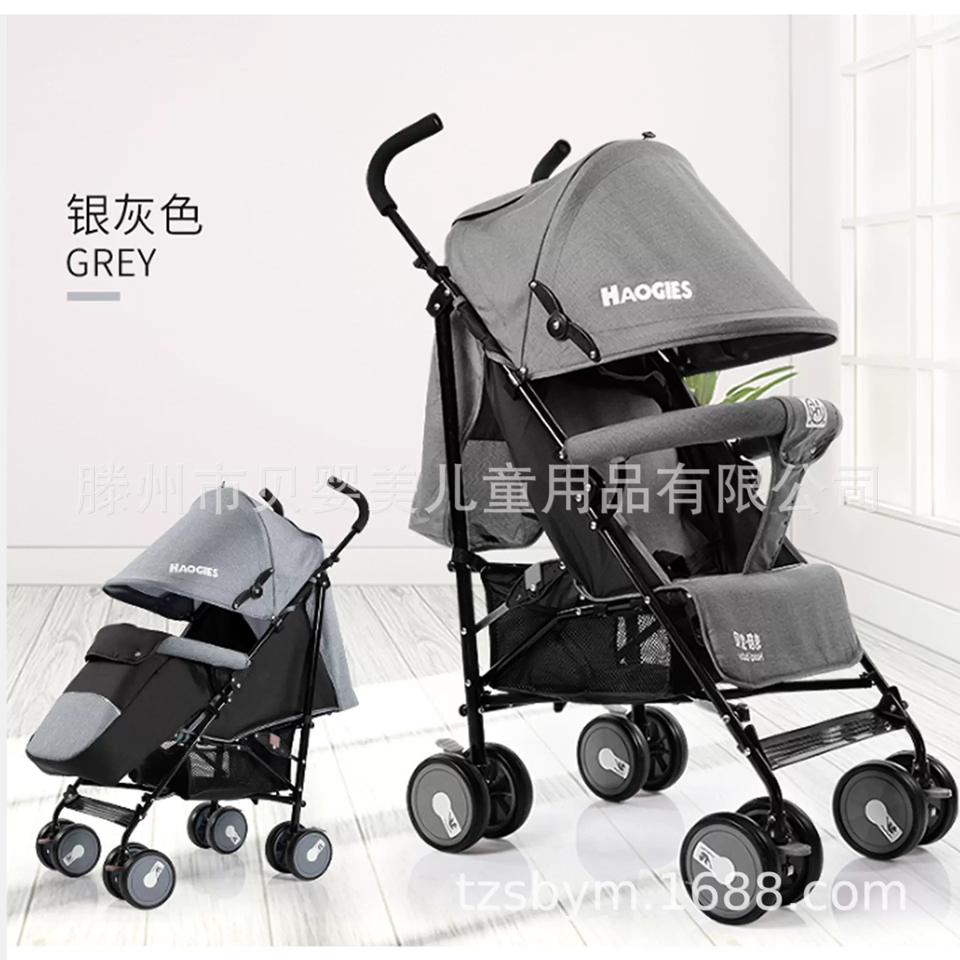 轻便型折叠伞把车婴儿手推车，方便收纳不占空间