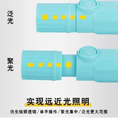 UV fənərlər Lithium Battery Flashlight for Students