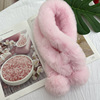 supply Rabbit Collar scarf Korean Edition winter thickening Plush Rabbit hair Single tube Collar keep warm