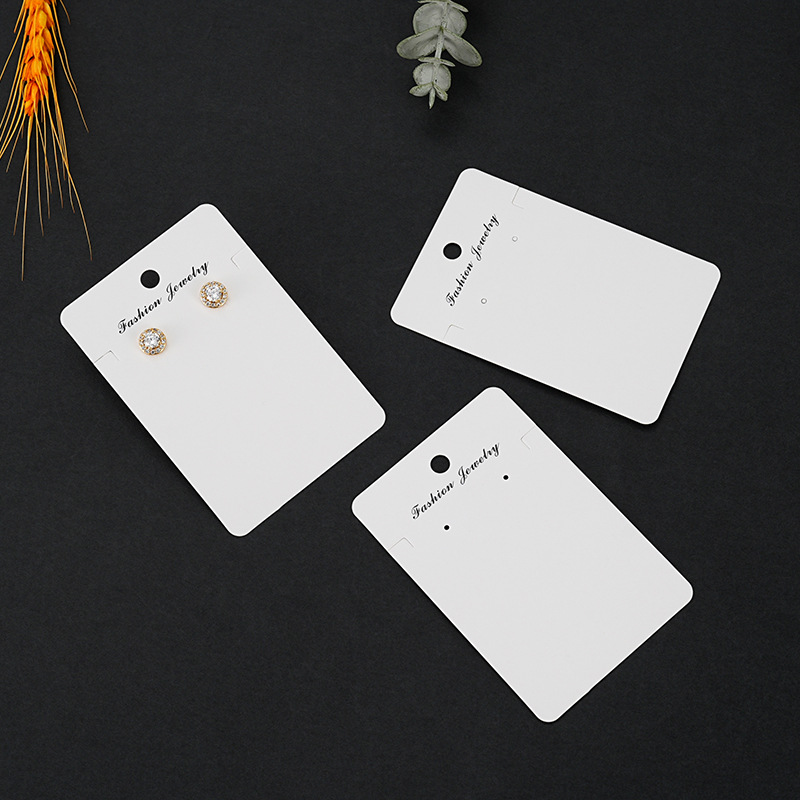 项链卡纸耳环耳钉项链纸卡通用卡纸厂家直销覆膜印刷工艺