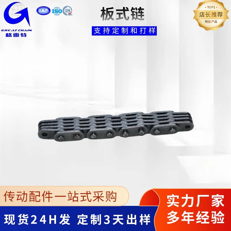 提升板式链条AL LL LH/BL板式链6分8片组合板式链条厂家供应