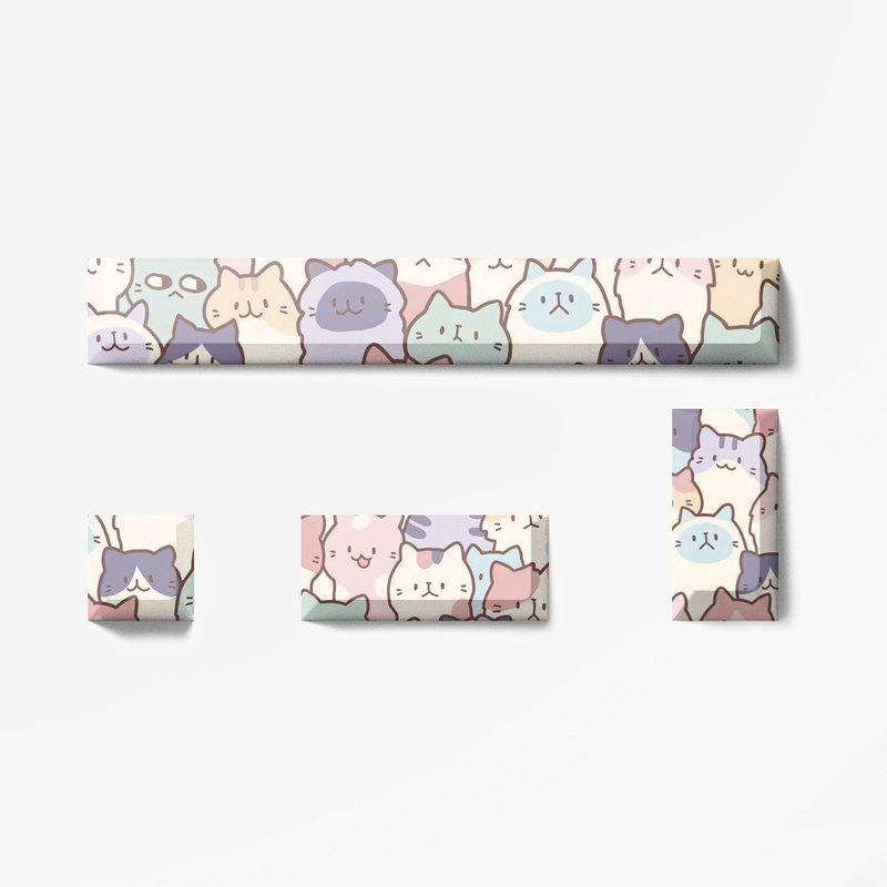 Creative personality keyboard keycap original height DIY mechanical keyboard PBT sublimation opaque space enter
