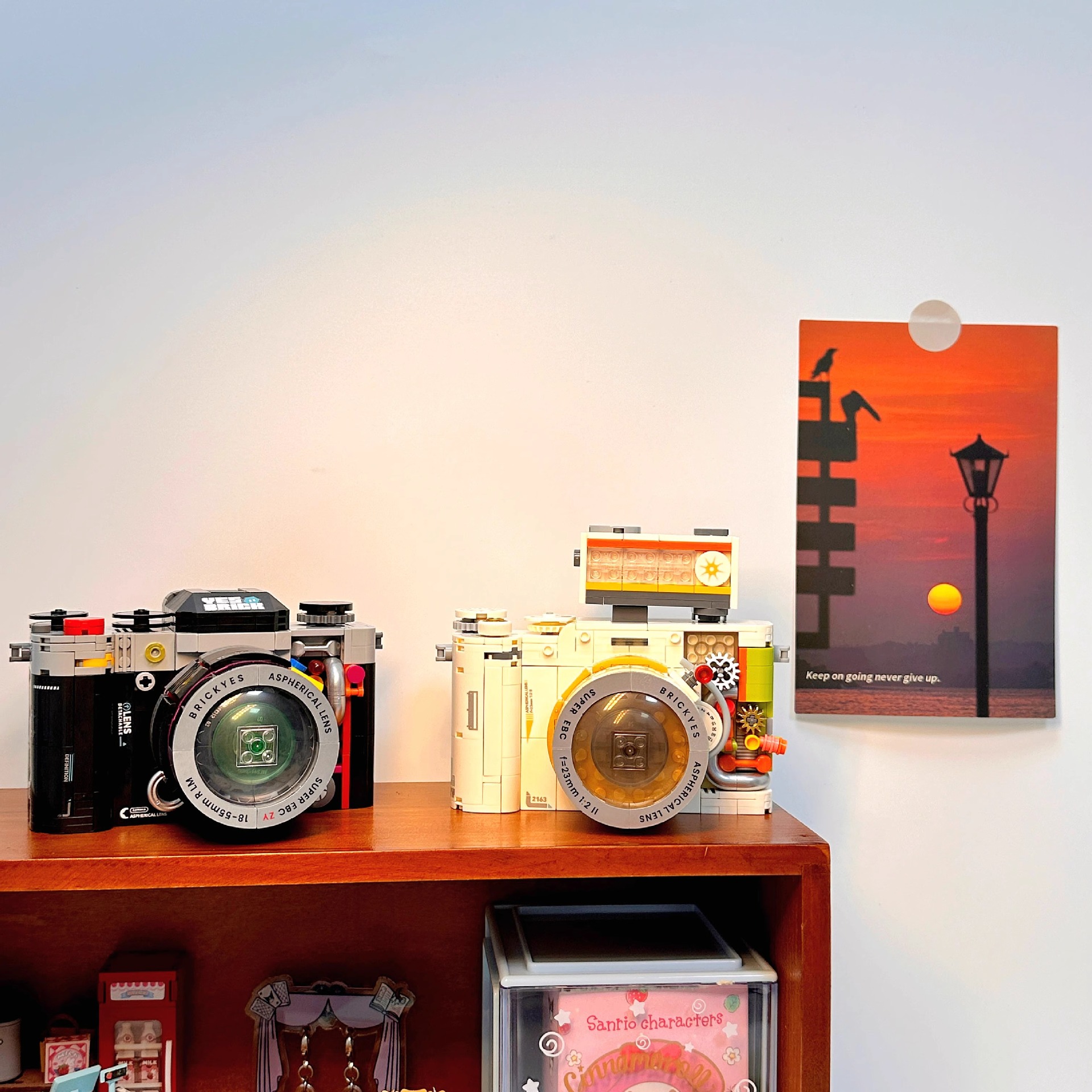 중국 건물 블록 카메라 조립 장식 성인 레트로 장난감 교육 소년 소녀 시리즈 휴일 선물