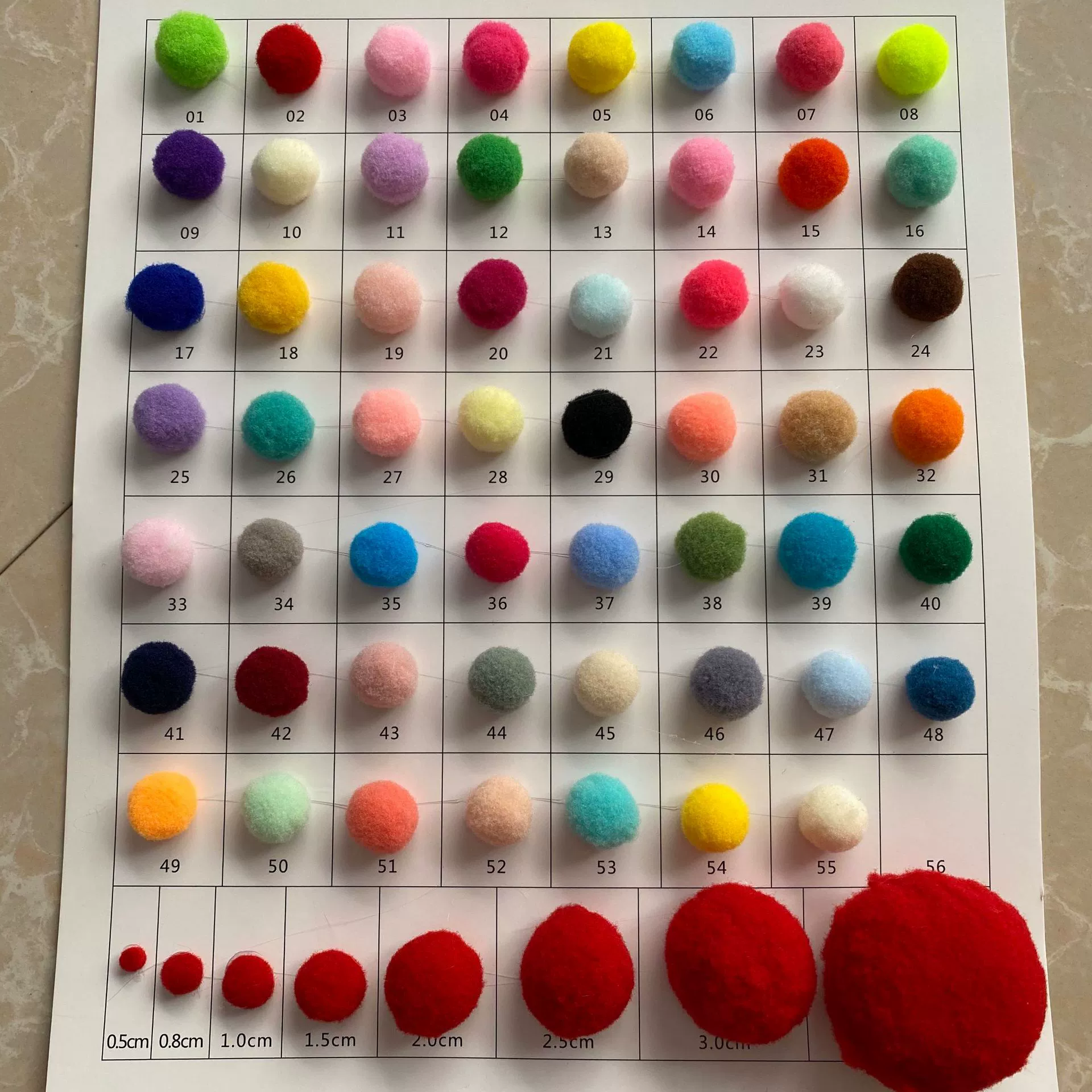 2CM55 цвет в наличии цвет полиэстер высокоэластичный меховой шар картина меховой шар аксессуары для рукоделия ручной работы меховой шарик