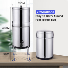 跨境亚马逊热销Berkey重力过滤系统露营净水桶野外储水除氟过滤器
