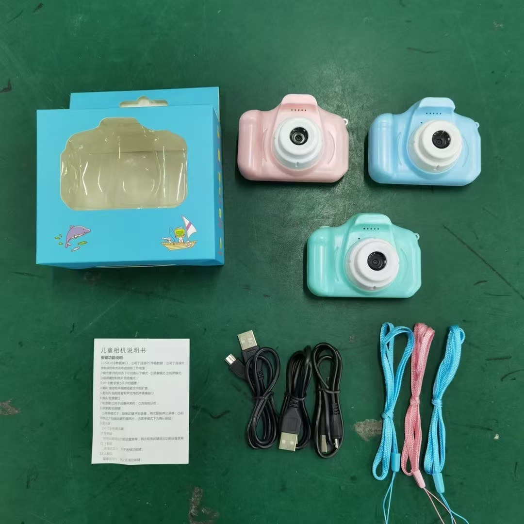 Transfronterizo X2 cámara infantil puede tomar fotos y grabar video mini cámara de dibujos animados juguetes de niños HD fotocamera Liquid