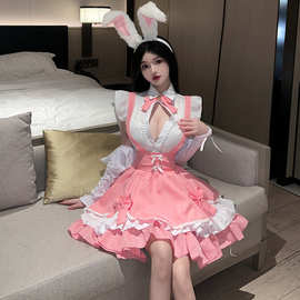 林林婷lolita性感情趣内衣服女佣制服连衣裙女仆套装诱惑睡衣2754