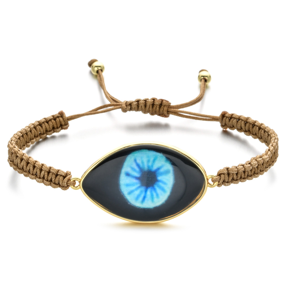 Retro Streetwear Eye Rope Unisex Bracelets display picture 3