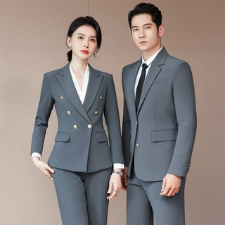 LLY827/2661职业西装套装2026秋季酒店前台经理服务员商务工作服