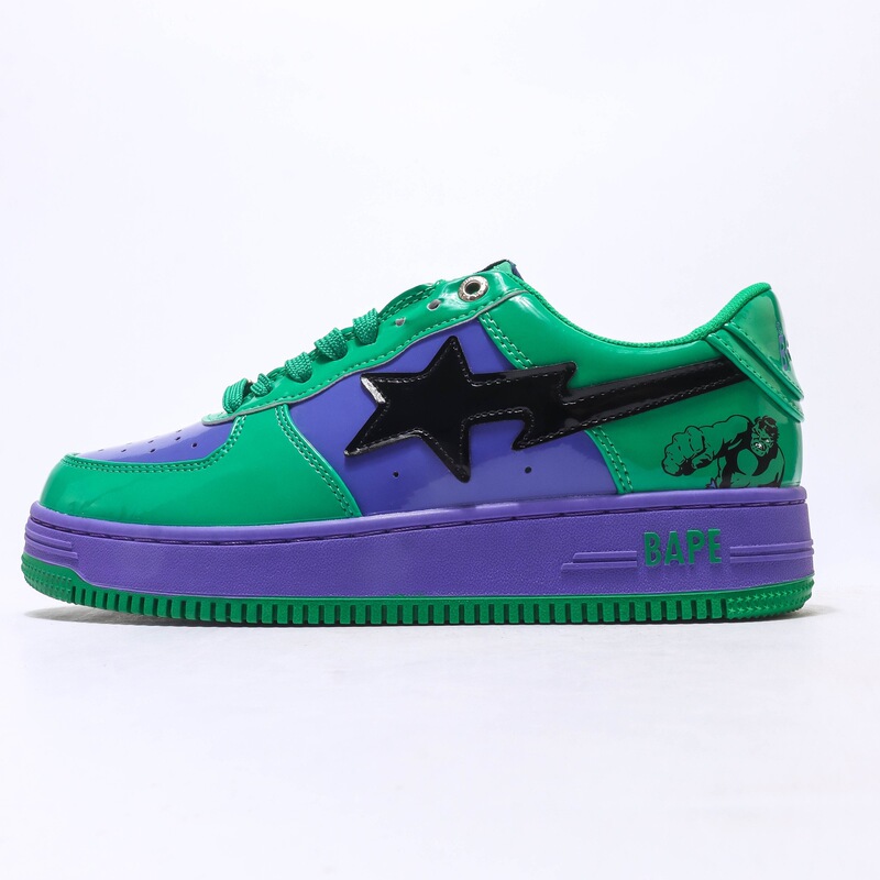 Putian Foreign Trade Bape Retro Sneakers Collaboration Af1 Women's Casual Sports Shoes Low-Top Ape Air Force One Men's