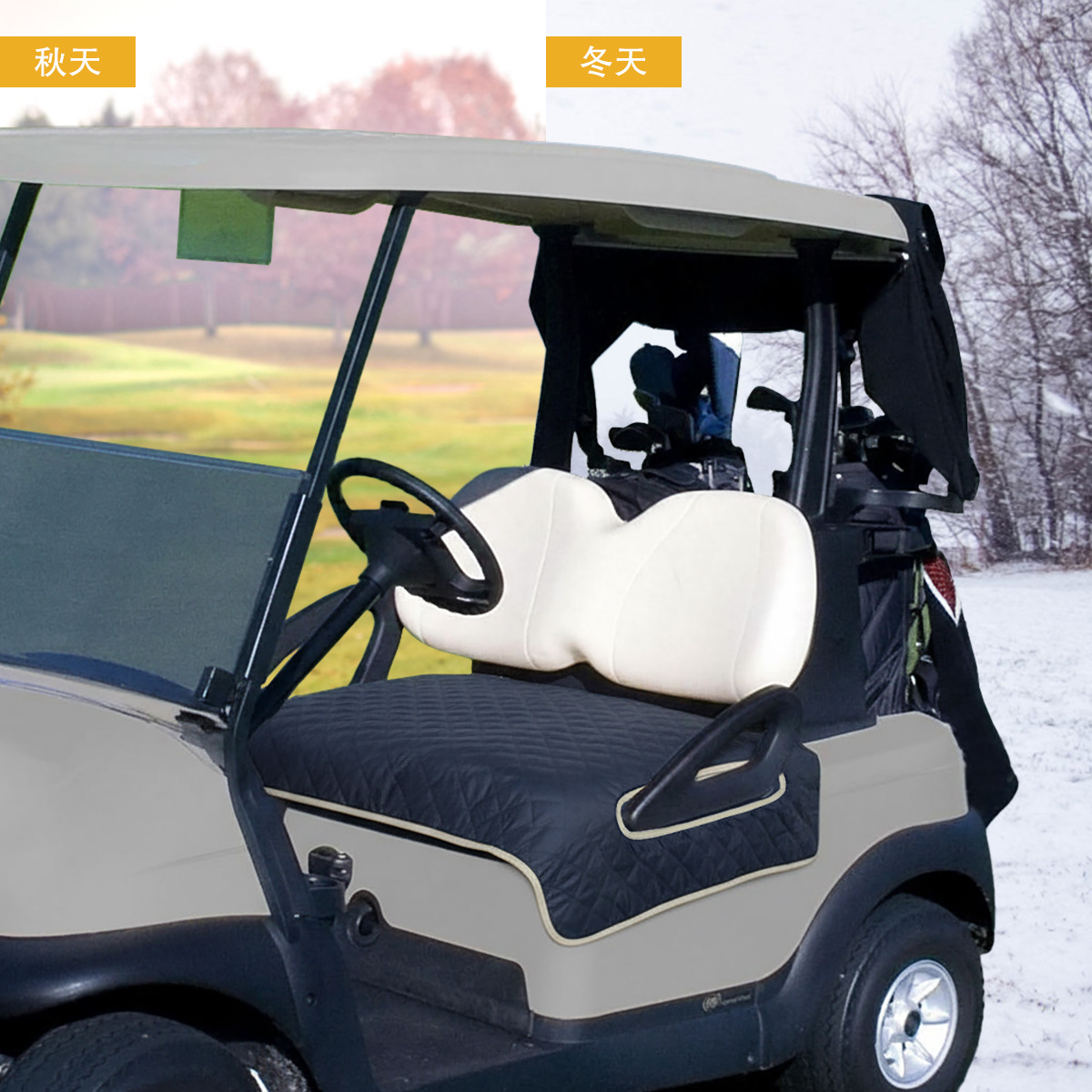 Cross-Border Golf Cart Heating Pad USB Heated Seat Cushion Winter Seat Warmer Low Voltage Portable Electric Blanket Wholesale