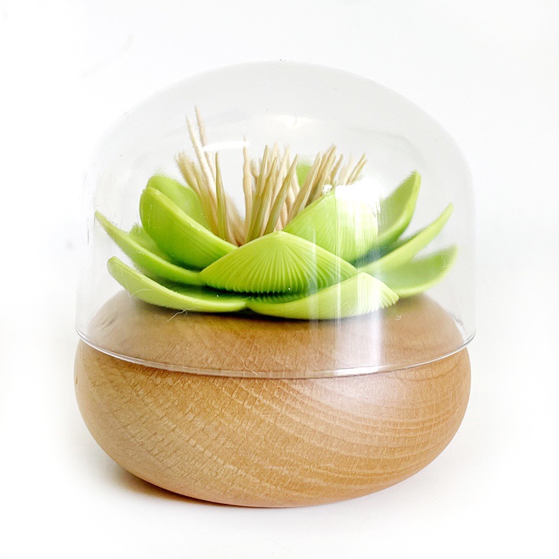 Dispensador de palillos Caja de palillos de dientes Cartucho de palillos de dientes for el hogar Lata de palillos de dientes Caja de hisopos de algodón