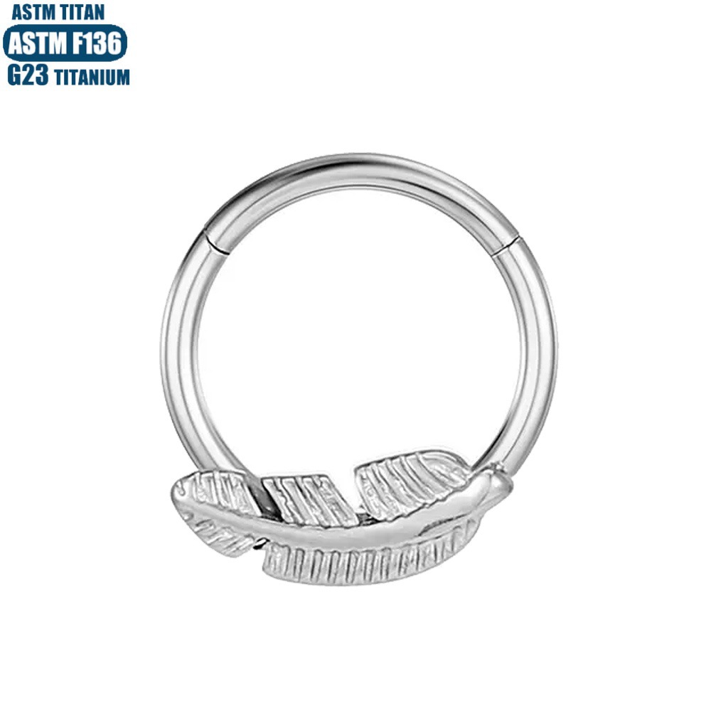 Pointed titanium steel lip stud product view