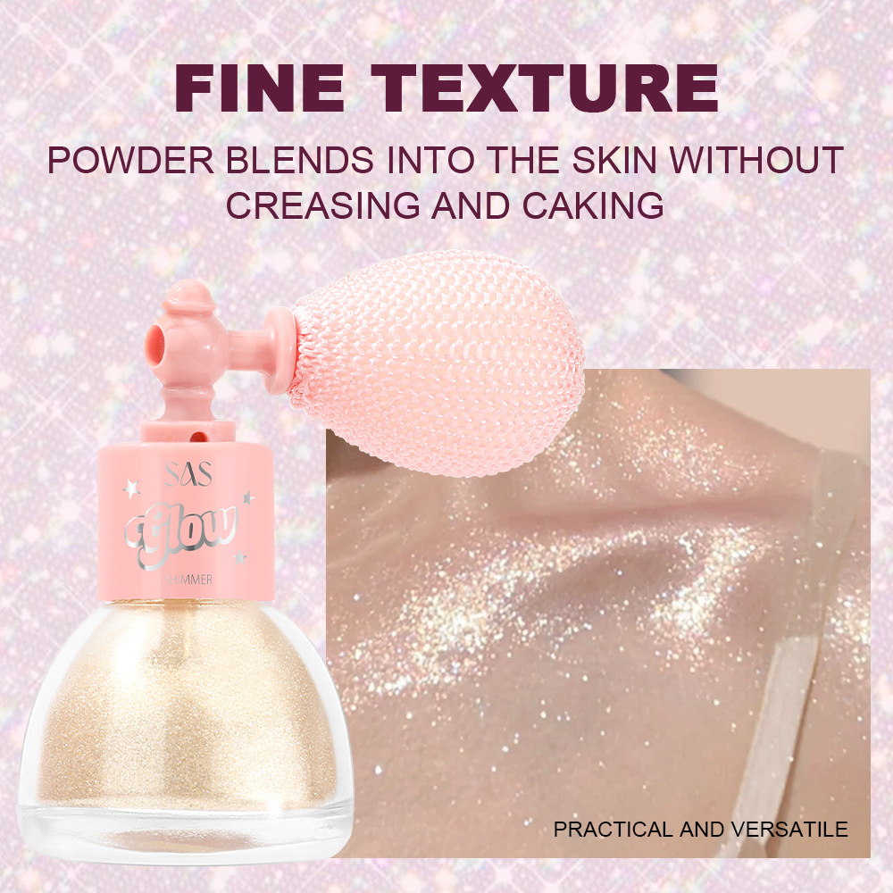 SAS punto transfronterizo venta caliente explosión brillante polvo brillante pulverización polvo perlado alto brillo SLP002