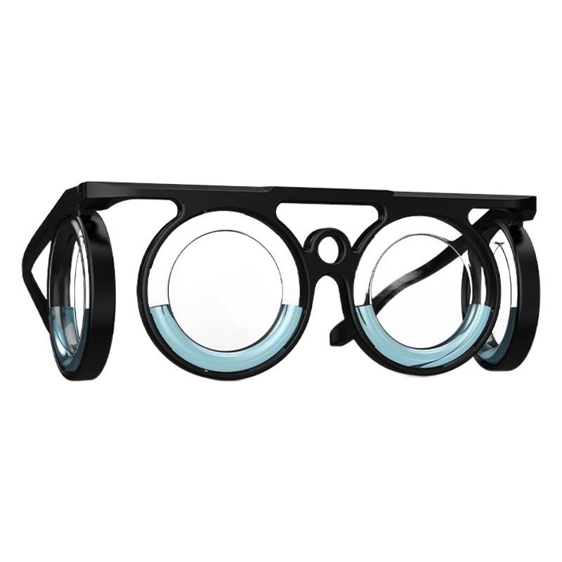 Las mismas gafas anti-Enfermedad por movimiento de Tiktok artefacto de preparación fija niños adultos viajan Black Technology anti-Enfermedad por movimiento Marco de gafas plegables