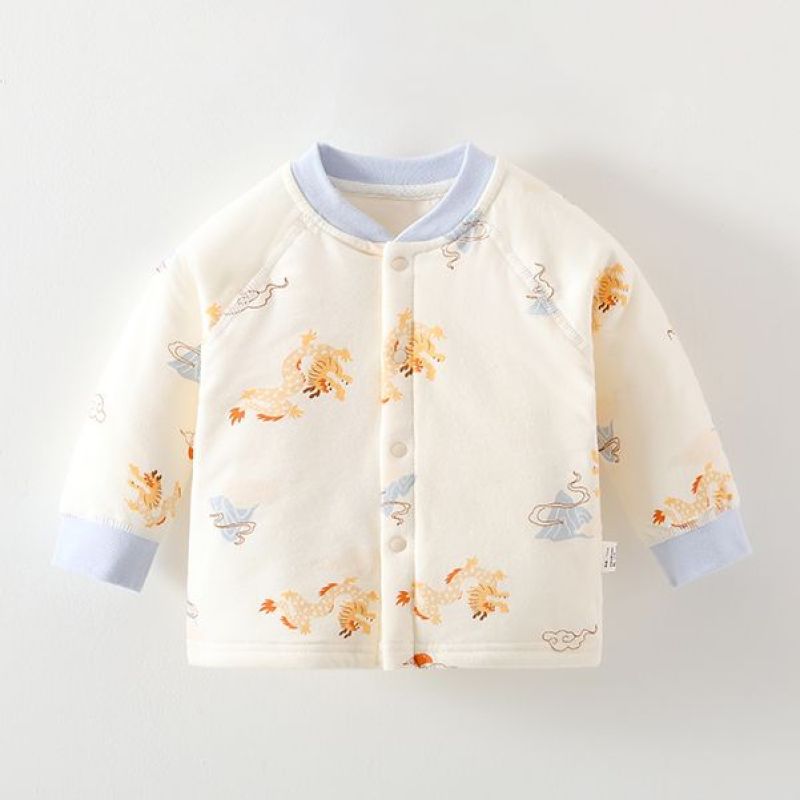 儿童棉服春秋冬婴儿保暖薄棉上衣男童女童棉衣冬装小棉袄宝宝外套