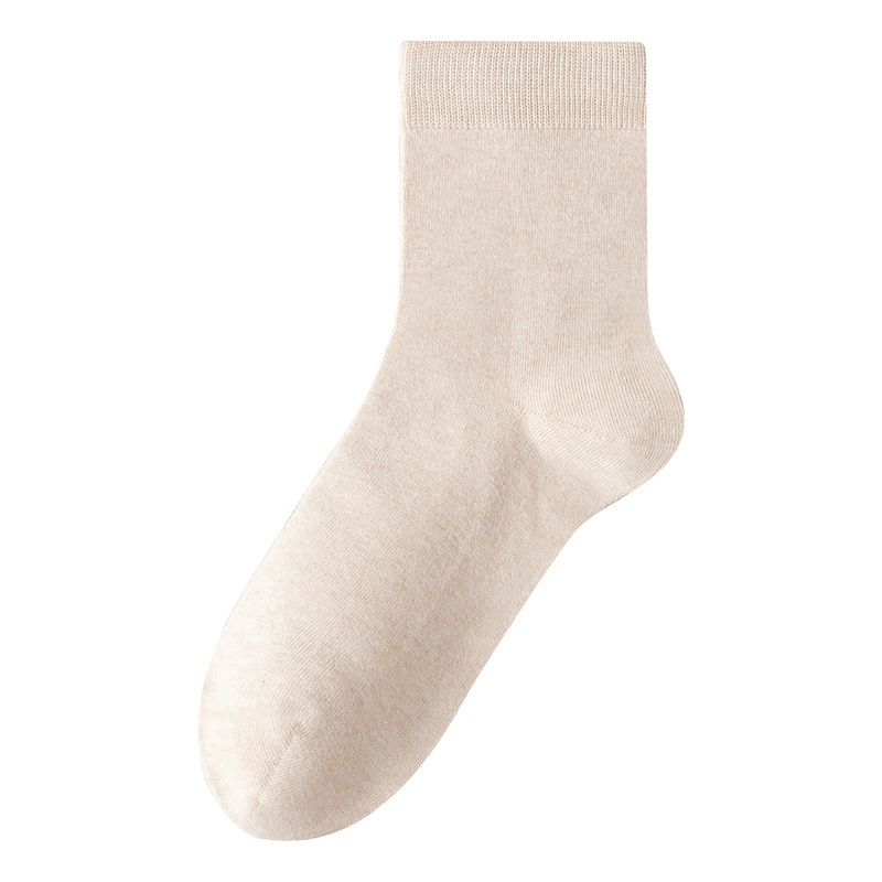 Демисезонные хлопковые антибактериальные осенние knee socks для беременных, средняя высота